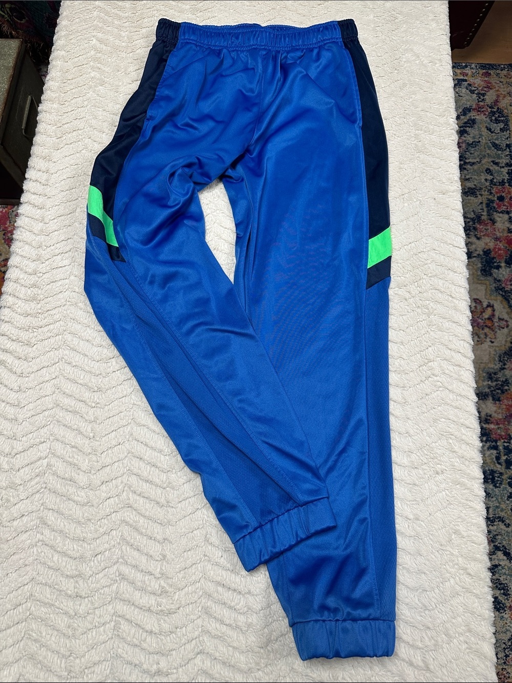 Athletic Work Boys performance track basketball pants, elastic cuffs & waist XXL